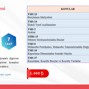 TMS Yüzyüze Eğitim