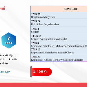 TMS Yüzyüze Eğitim